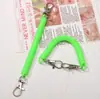 Llavero de Cuerda de Primavera Colorida Cordón Colgante Cuerda Telescópica Cuerda Anti-Pérdida Cuerda para Teléfono Móvil Accesorios Colgantes para Llavero