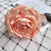 Fábrica de Origem Borda Queimada Pintura a Óleo Cabeça de Flor Rosa Parede de Flores Decoração Casamento Festival de Casamento Conjunto Cabeça de Flor Falsa Atacado