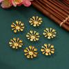 Estilo Antigo DIY Novo Chinoiserie Peças de Flores Douradas Acessórios de Joias Adorno de Cabeça Nupcial Coroa de Fênix Acessórios de Joias de Metal