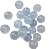 Cuentas redondas de jade azul marino, cuentas sueltas, jade de cuarcita azul hielo, pulsera, collar, accesorios para joyería, venta al por mayor de cuentas de jade