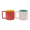 Taza con Logo Personalizado Taza de Cerámica con Grabado e Impresión Taza de Agua Color Puro Taza de Café Hotel Sencillo Al por Mayor