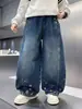Jeans para niño para primavera y otoño 2026 estilo nuevo, look elegante y genial para niños mayores, ropa de otoño para niño, pantalones de pierna recta para niño para otoño