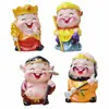 Figuras de Resina Originales de Fábrica Xiyuji de Dibujos Animados de Tang Seng y Sun Wukong, Regalos Navideños de Estilo Lindo