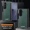 Adequado para Capa de Celular Dobrável Samsung Z Trifold com 70% de Desconto, Eixo Central Magnético e Proteção Anti-Queda para Galaxy Zfold7