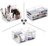 Organizador de Cajones para Almacenamiento de Maquillaje Acrílico Apilable Organizador de Maquillaje Encimera 6 Cajones