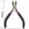 Herramientas Hechas a Mano DIY Multifuncionales de Punta Pequeña Anillo Colgante de Nariz Puntiaguda Alicates de Aguja Curva Alicates de Nariz Diagonal Calibrador Vernier Anillo Anillo Electrochapado