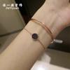 Pulseira de Raquete Edição Shi Jia Seiko Pulseira Duas em Uma Empilhada Feminina Elemento de Cristal Shi Hua Transmissão ao Vivo Direta da Fábrica