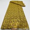Nuevo tejido de bordado de lentejuelas y cuentas tubulares en forma de abanico 3D de África, comercio exterior, cuentas de arroz, encaje para vestido de novia