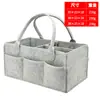 Bolsa de pañales de fieltro transfronteriza al por mayor Bolsa de almacenamiento miscelánea de gran capacidad Bolsa para mamá al aire libre Bolsa de almacenamiento de pañales de fieltro