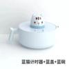 Zhenghui con soporte para teléfono móvil caja de fideos instantáneos lonchera para estudiantes dormitorio lonchera grande portátil para el trabajo dibujos animados temporizador burbuja