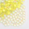Perlas de sirena transparentes, taladro mágico para uñas, redondo, de fondo plano, taladro caliente, cristal, joyería para uñas, diamante moca