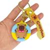 Hamburguesa Capibara Unicornio Regalo Creativo Llavero PVC Bolsa de Plástico Blando Llavero de Capibara