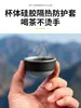 Set Portátil para Hacer Té al Aire Libre y de Viaje: Juego de Tazas de Té de Aleación de Aluminio Ultraligero, Una Olla, Tres Tazas, para Acampar y Senderismo