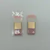 Pó Blush Rosa Pequeno Pincel Plano Acessórios Portáteis Pincel Cabelo de Fibra Pincel de Maquiagem Pincel para Contorno Rouge