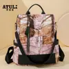 Bolso Multifuncional para Mujer 2025 Nuevo Mochila Retro de Moda para Mujer Gran Capacidad Simple Nicho Sentido de Alta Gama Mochila