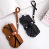 Bolsa Cosmética para Gafas de Sol, Cubierta Protectora Portátil con Clip para Gafas, Bolsa para Joyas, Estuche Portátil para Gafas de Sol, Estuche de Moda para Gafas de Miopía