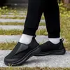 Outono/Inverno Mais Vendidos Transfronteiriços Tamanho Grande Amortecimento Leve Sapatos para Caminhada Comércio Exterior AliExpress Sapatos Masculinos Femininos para Idosos para Caminhada e Esportes