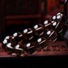 Pulsera de Cristal de Té Natural para Hombres y Mujeres, Pulsera de Citrino de un Círculo con Cuentas de Buda, Joyería de Cristal para Novio y Ancianos