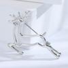 Nova moda personalizado brilhante cervo broche criativo simples animal pin moda Natal alce colarinho pin jóias