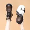 Botas Martin de suela gruesa para mujer, estilo británico, nueva colección otoño/invierno 2026, botas de nieve forradas de felpa y engrosadas, botines de suela blanda, botines cortos que estilizan