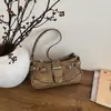 Bolso de mujer moderno y minimalista, estilo coreano, nuevo y moderno 2026, bolso de hombro casual con textura de patchwork, bolso de mano, bolso de axila para el trabajo