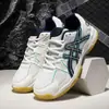 Zapatos de Bádminton para Mujer Profesionales de Voleibol Transpirables Estudiante Competición Entrenamiento Deportivos Zapatos de Pareja Hombres Tenis Ping Pong