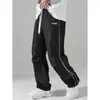 Comércio Exterior Transfronteiriço Mais Vendido Calças de Caminhada Retrô Masculinas Calças Esportivas Casuais Estilo Hong Kong Soltas Retas Atacado em Estoque