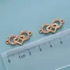 Nuevos accesorios de joyería con colgantes de moda, aretes de strass en forma de corazón, pulseras, collares, accesorios DIY, accesorios de metal al por mayor