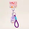 Llavero Creativo de Resina y Carbono para Agujero de Zapato, Llavero Lindo de Muñeca de Niña de Dibujos Animados, Colgante para Bolso de Pareja, Regalo