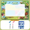 Lienzo de Pintura Mágica con Agua Transfronterizo Alfombrilla Mágica para Pintar con Agua Pintura Infantil Transparente Grande Repetida Graffiti Manta de Pintura con Agua Juguete