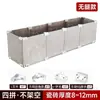 Varilla de Fibra Reforzada Caja de Plantación de Azulejos de Aleación de Aluminio Engrosada Marco de Esquina Base Elevada Juego con Accesorios de Empalme a Presión