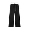 Pantalones de hombre, colección primavera/otoño 2026, corte holgado, pierna ancha, corte recto, nuevos pantalones deportivos casuales para hombre, pantalones de chándal de otoño