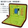 Saco com Zíper Tábua Tática de Futebol Material de Ensino para Treinadores Equipamento Quadro de Comando Magnético Apagável Quadro de Explicação Táticas