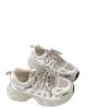 2025 Primavera Nuevos Zapatos de Correr Ligeros Versátiles de Suela Gruesa Tipo "Dad Shoes" Venta al por Mayor Zapatos Casuales de Malla Fábrica Aumentadores de Altura Zapatos de Alta Gama para Mujer