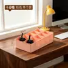 Caja de Almacenamiento para Intercomunicador de Escritorio Bnbs, Organizador de Dispositivos de Mano para Escritorio, Caja de Almacenamiento a Prueba de Polvo para Oficina