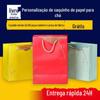 Chá Bolsa Branco Papelão logotipo Impressão Empresa Promocional Presente Saco de Papel Vinho Vermelho Embalagem de Alimentos Saco de Papel Personalização