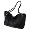 Estilo Coreano Casual Bolsa de Gran Capacidad Bolso Tote Nuevo Artístico Letra Simple 2024 Nuevo Bolso de Hombro Axila Artístico