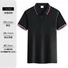Verano nuevo overol tipo polo con cuello estampado bordado logo cultura corporativa fábrica de camisas ropa herramientas