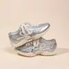 Zapatos de entrenamiento para mujer 2026 Otoño finos y transpirables Zapatos Forrest Gump suela blanda cómodos para los pies zapatos de mujer casuales deportivos zapatos blancos