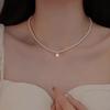 Collar de Perlas de Azúcar Incrustado de Diamantes de Yang Zi Simple Lujo Ligero Nicho de Gama Alta Elegante Elegante Moderno Pendientes
