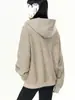 Jaqueta corta-vento com capuz listrada estilo retrô americana transfronteiriça, estilo casual solto para o início do outono masculino, perfeita para casais