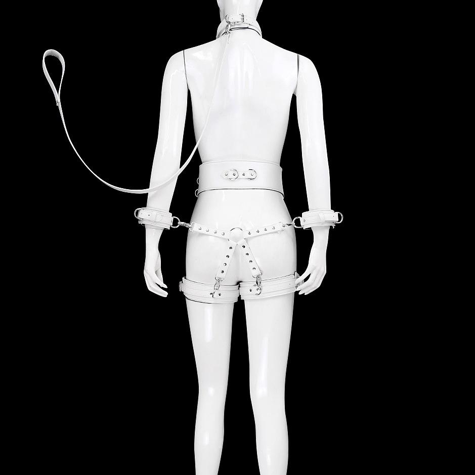 皮革5件套 白色十字架