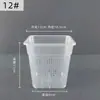 Cálamo Aquático Planta Filtrante de Pântano Anti-Mordida de Tartaruga Vaso Quadrado Plástico Respirável Espessado Vaso de Flores Cesta de Plantio com Controle de Raízes Hidropônico Azul