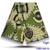 Comercio exterior buena calidad estilo transfronterizo tela batik de doble cara falda colorida para mujer tela estampada étnica en stock al por mayor
