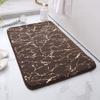 Felpudo de lujo ligero y absorbente de agua para puerta de entrada, dormitorio, baño, inodoro, antideslizante