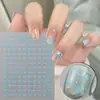 Lindas y dulces pegatinas de uñas adhesivas con relieve 3D estilo dopamina, moño pequeño, para DIY