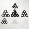 Junta de Manguera de 4 Puntos 6 Puntos Anillo Sellador para Ducha Junta de Goma de Silicona Nylon Anillo de Pagoda para Filtro