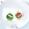 Acessórios DIY de Ouro de Areia Vietnamita de Longa Duração Pingente de Pulseira de Lótus Nostálgico Contas Esmalte