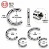 Anel de Ferradura em Forma de C com Rosca Interna de Liga de Titânio F136 Stud para Sobrancelha Stud para Orelha Stud para Nariz Stud para Lábio Simples Versátil Venda Quente Transfronteiriça Joia de Piercing