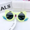 Óculos de Sol Ursinho Desenho Animado Óculos de Sol Infantis Urso Óculos Anti-UV Meninos e Meninas Óculos para Foto